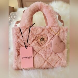 🩷🩷JUICY COUTURE DUSTY BLUSH MINI TOTE BAG🩷🩷